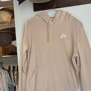 Nike Men's Beige Hoodie small